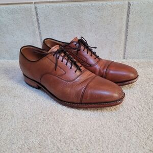 Johnston & Murphy Classic Brown Leather Men's Dress Shoes 9.5